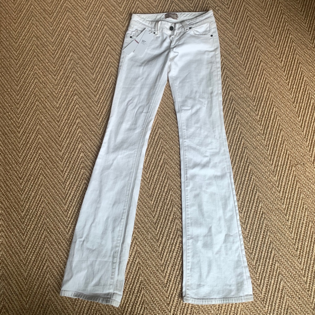 Paige Brand New White Skinny Jeans